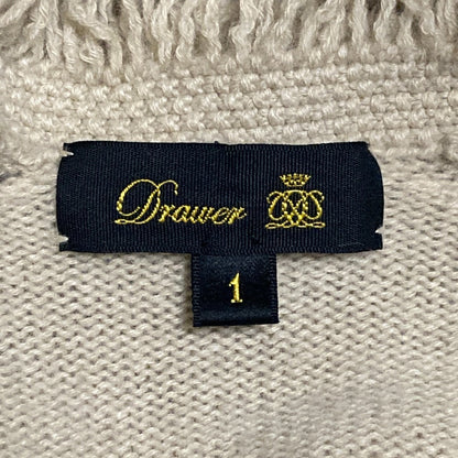 Drawer カシミヤブレンドコットン ニットカーディガン