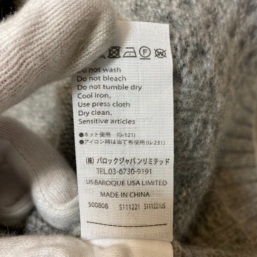 エンフォルド ケーブルニットセーター