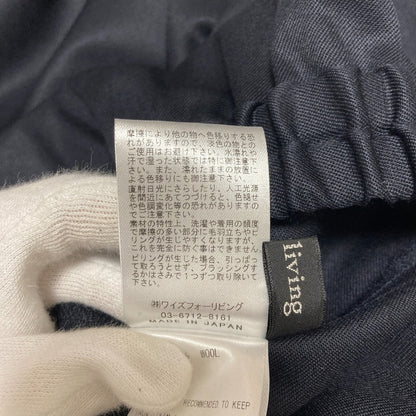 ワイズフォーリビング ウールワイドパンツ