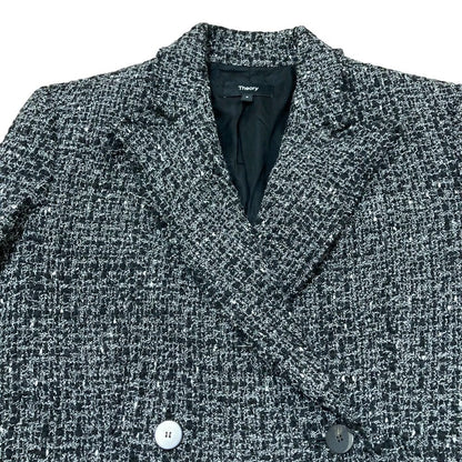 theory NOELLE TWEED ダブルブレスト ツイードジャケット