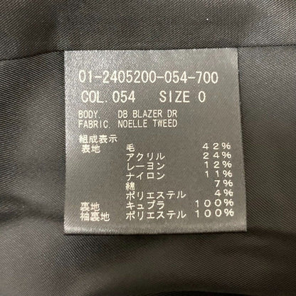 theory NOELLE TWEED ダブルブレスト ツイードジャケット