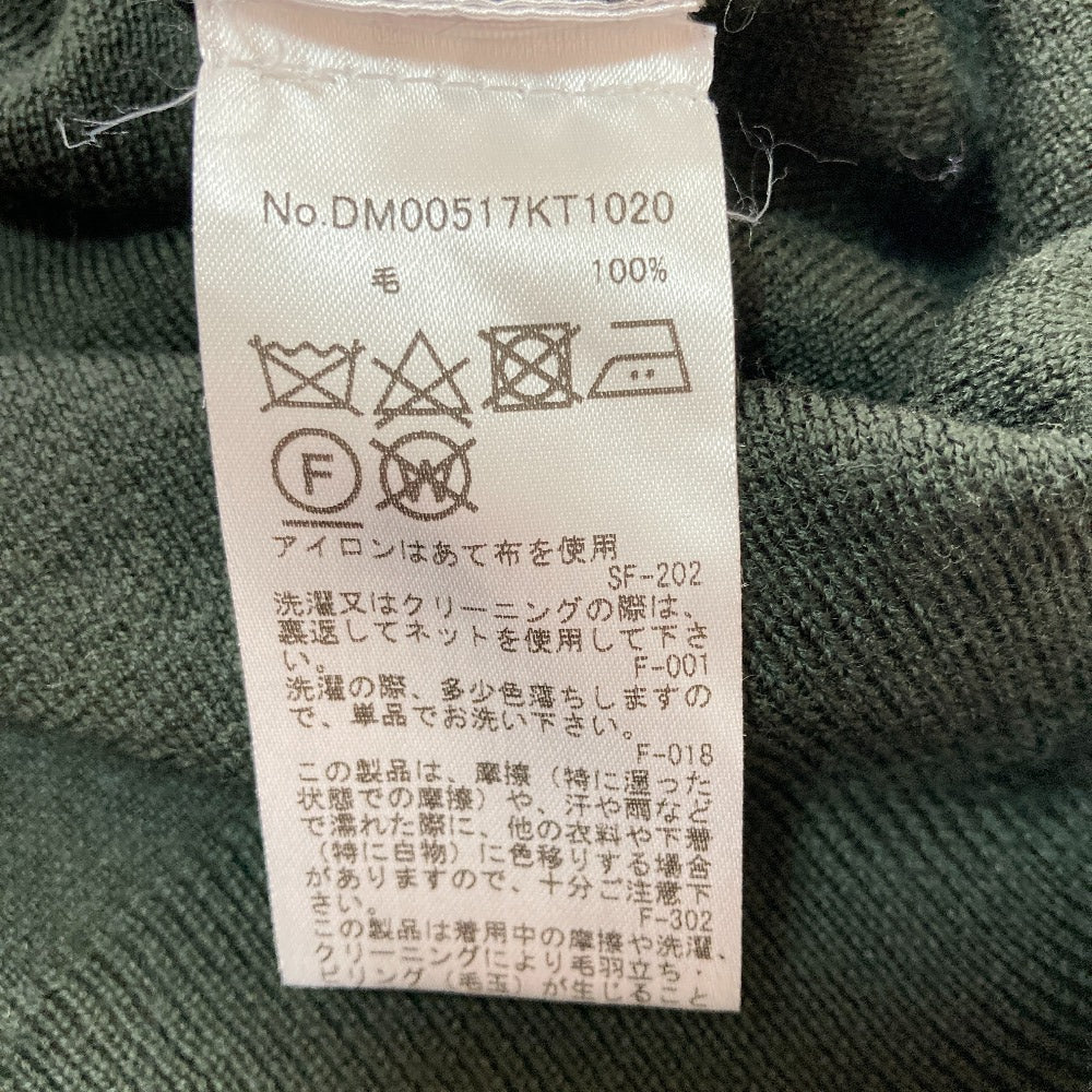 メゾンキツネ フォックスヘッド ウールタートルネックニット