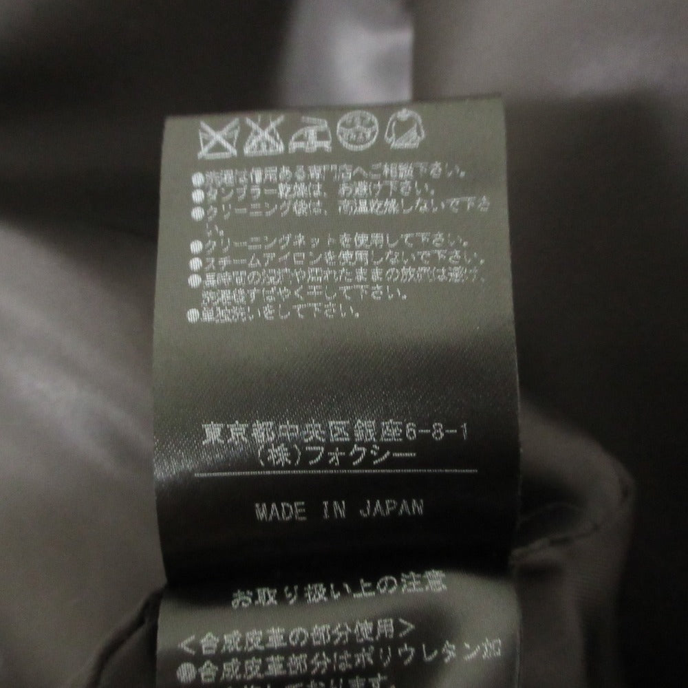 フォクシーニューヨークコレクション Bonded Mohairコート