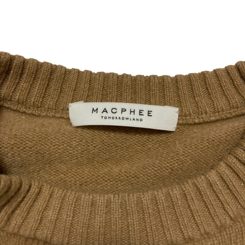 マカフィー トゥモローランド カシミヤブレンドウールクルーネックニットセーター