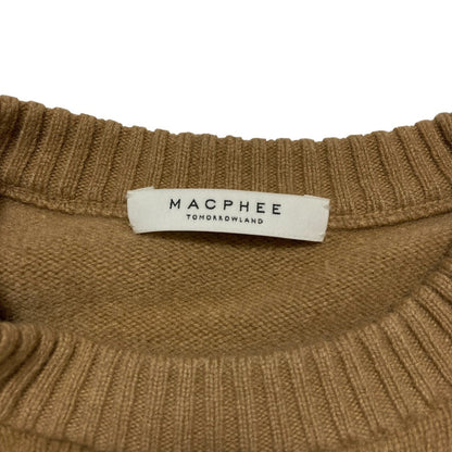 マカフィー トゥモローランド カシミヤブレンドウールクルーネックニットセーター