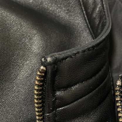 アーバンリサーチ ラムレザー ノーカラージャケット