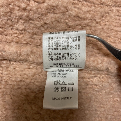 ロベルトコリーナ アルパカブレンドブークレダブルジャケットコート