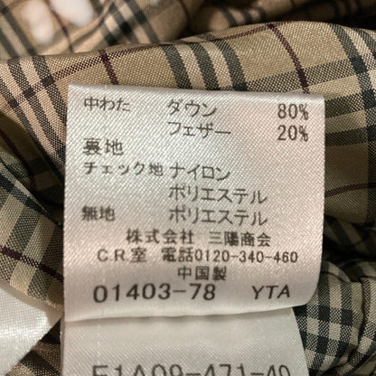 バーバリーブルーレーベル ダウンコート