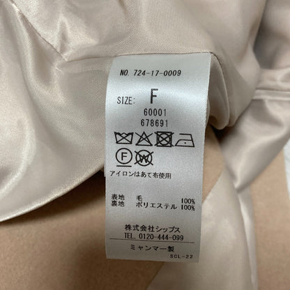 シップスエニィ PURE WOOLハーフコート
