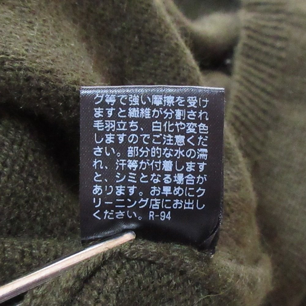 ラルフローレンブラックレーベル シルクアンゴラカシミヤブレンドタートルニットワンピース