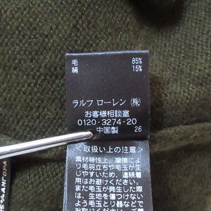 ラルフローレンブラックレーベル シルクアンゴラカシミヤブレンドタートルニットワンピース