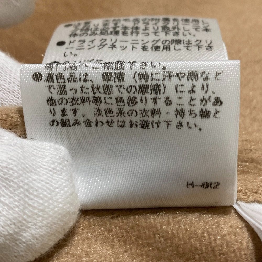 アドーア カシミヤ100% ミンクファー ベルテッドコート