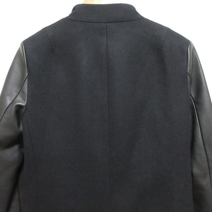オールセインツ SIDNEY LEA ウールカシミヤレザーコート