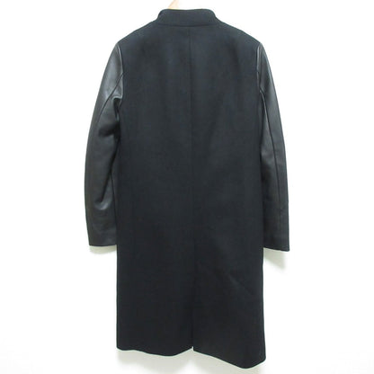 オールセインツ SIDNEY LEA ウールカシミヤレザーコート