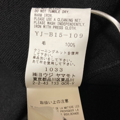 ワイズ アシンメトリー ウールチュニック