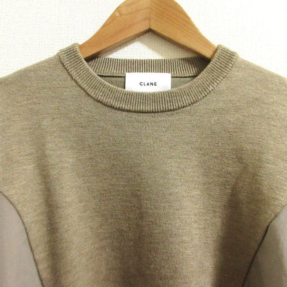 クラネ PANEL FLARE KNIT ニットトップス