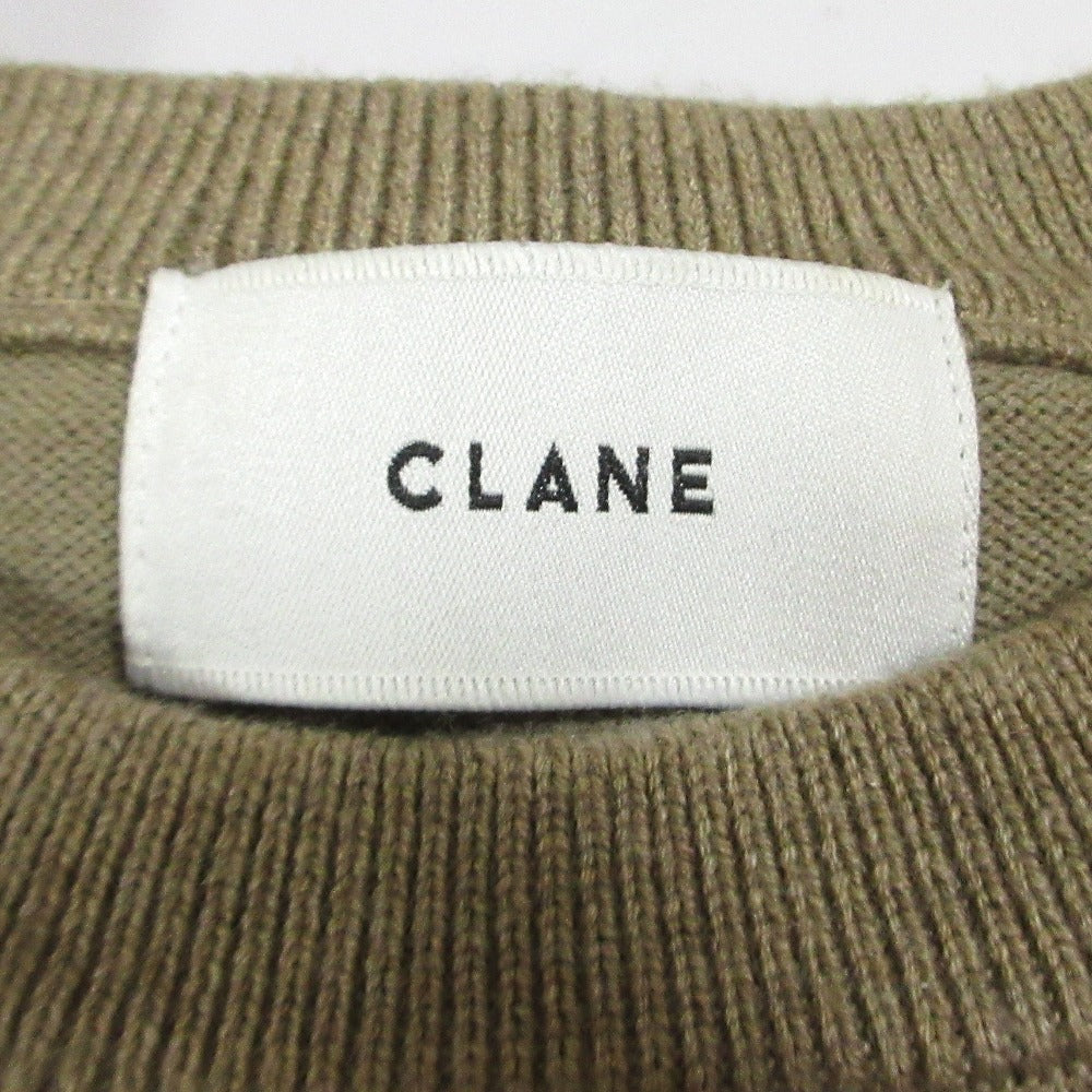 クラネ PANEL FLARE KNIT ニットトップス