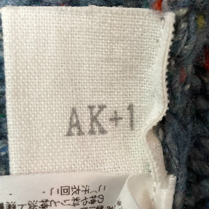 エーケーワン アラン柄ウールニットプルオーバー