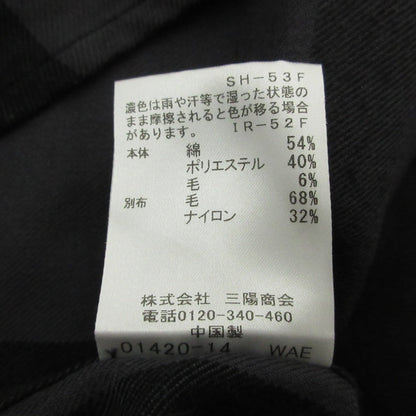 ブルーレーベルクレストブリッジ ブロックチェッククレリックシャツ