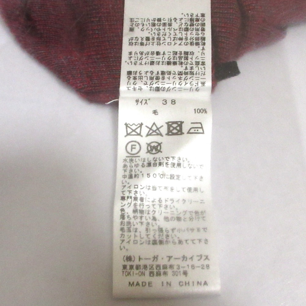 トーガプルラ フリンジウールニットカットソー