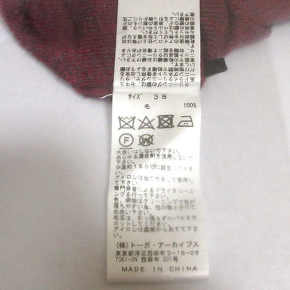 トーガプルラ フリンジウールニットカットソー