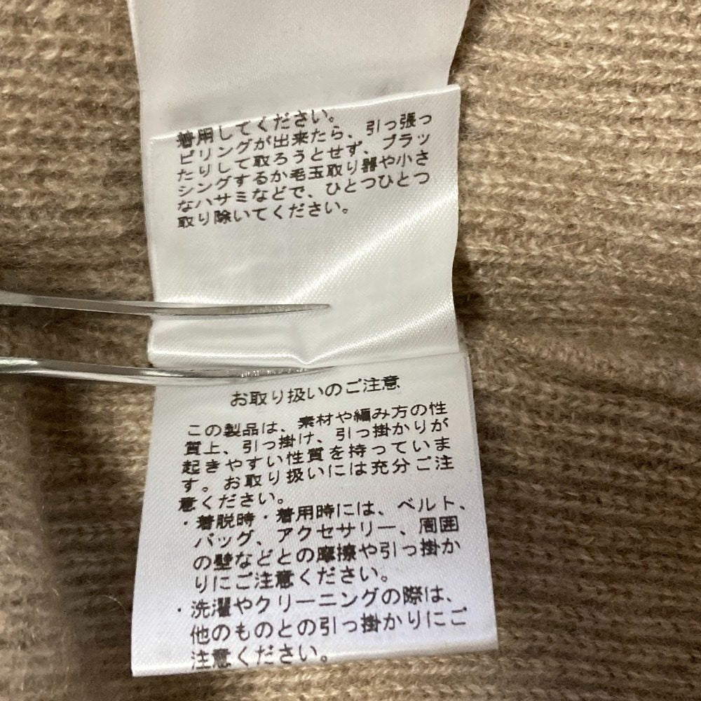 ウィムガゼット カシミア100%ボートネックプルオーバーニット