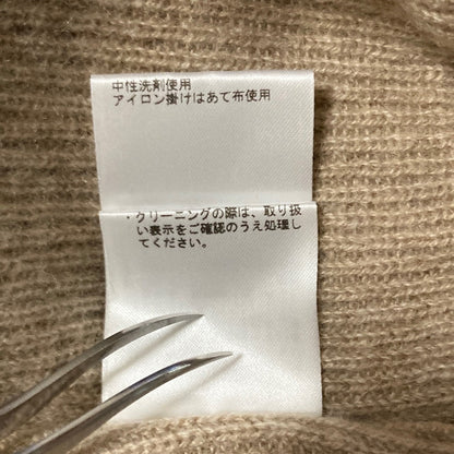 ウィムガゼット カシミア100%ボートネックプルオーバーニット