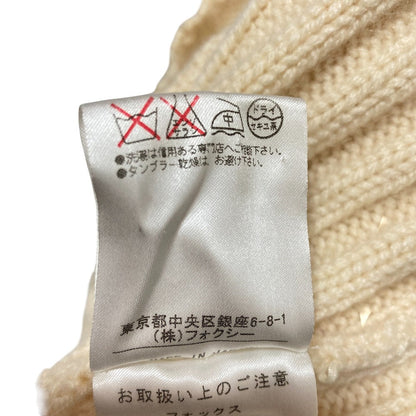 フォクシー フォックスファー カシミヤ ニットキャップ