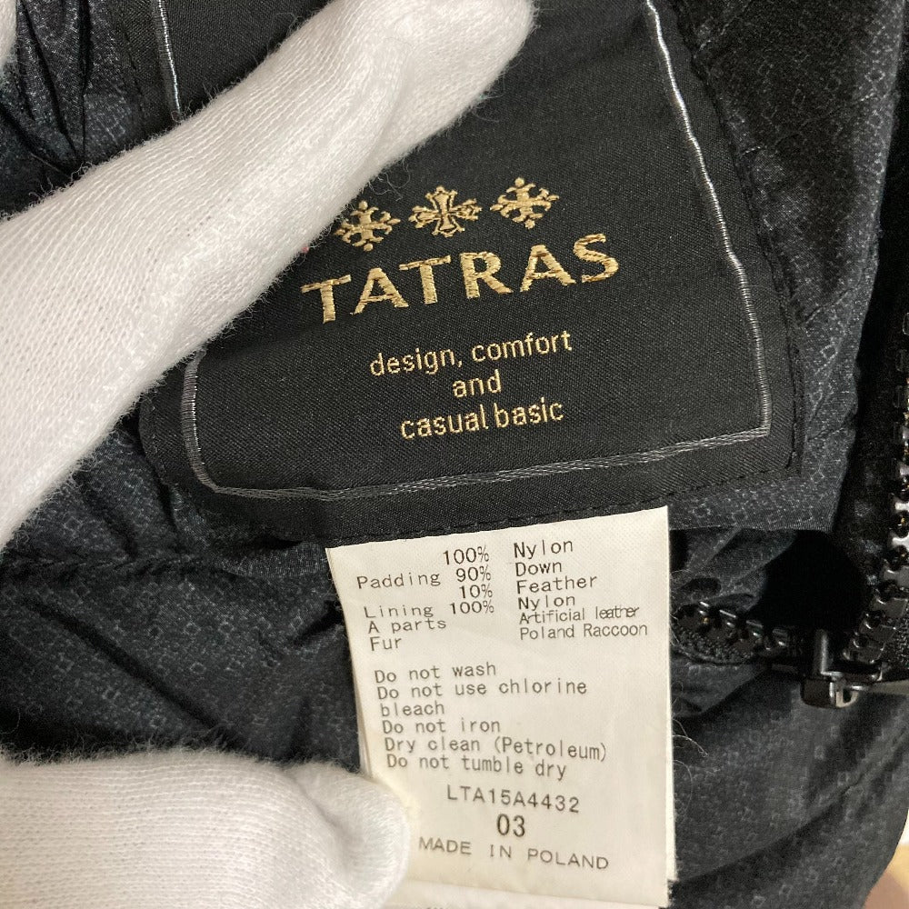 タトラス CLELIA ダウンコート ファー付フーディ リバーシブル