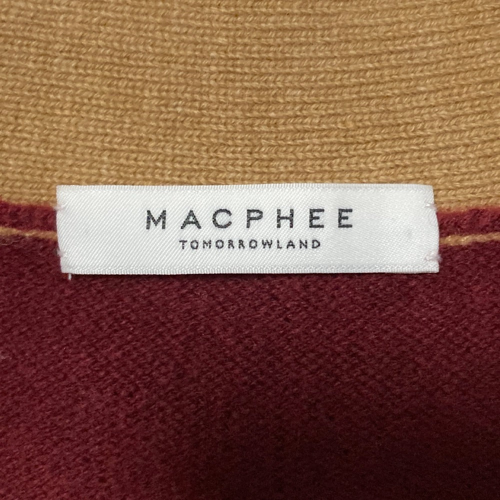 マカフィー NZ LAMB Vネックカーディガンニット