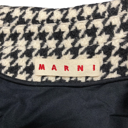 マルニ 千鳥格子ウールコート