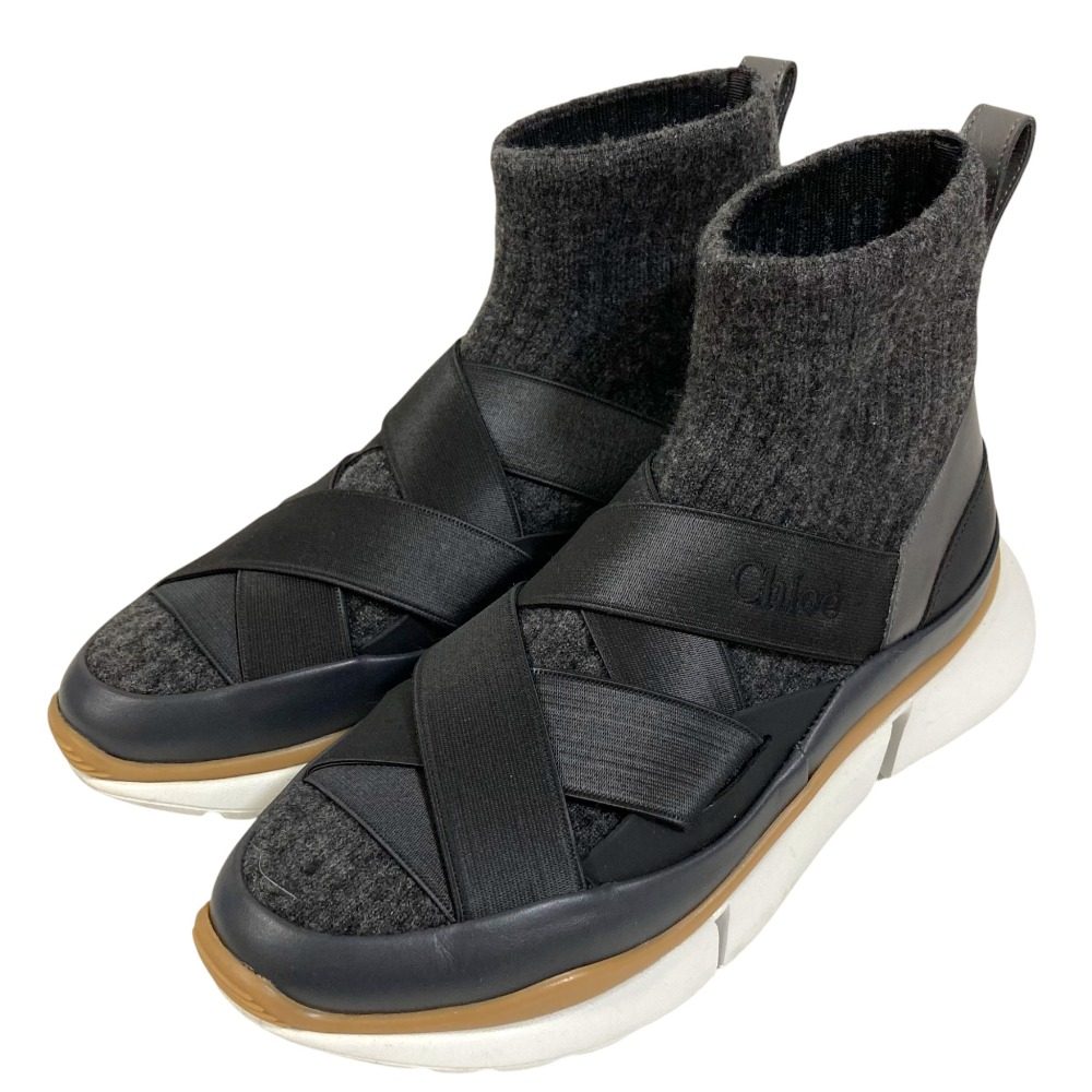 クロエ SONNIE フィットソックススニーカーブーツ