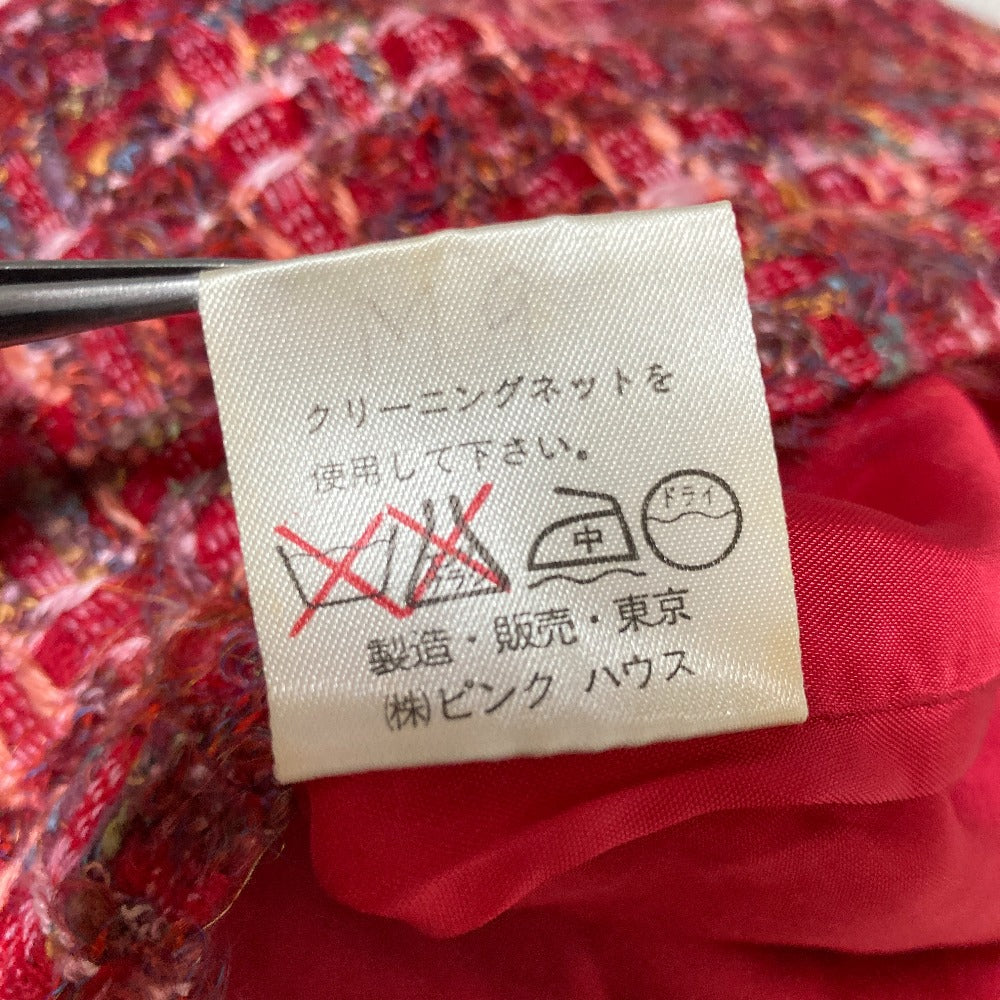 インゲボルグ ツイードノーカラージャケットスカートセット