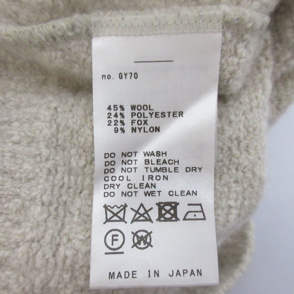 ミューズドゥドゥーズィエムクラス BLEND FOX BOUCLE プルオーバーニット