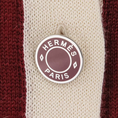 エルメス HARNAIS DE COUR カシミアシルクニットカーディガン40 カーディガン