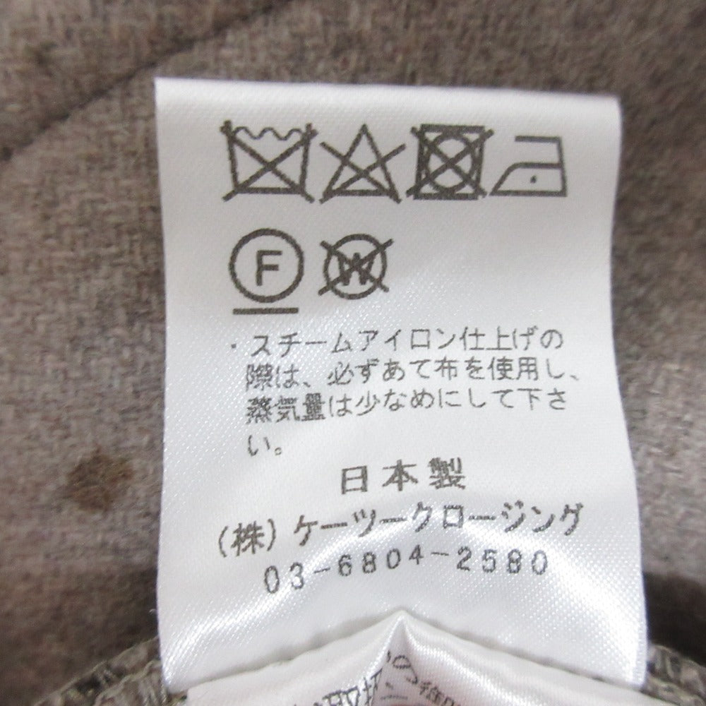 ヨリ チェックロングジレ ジレ