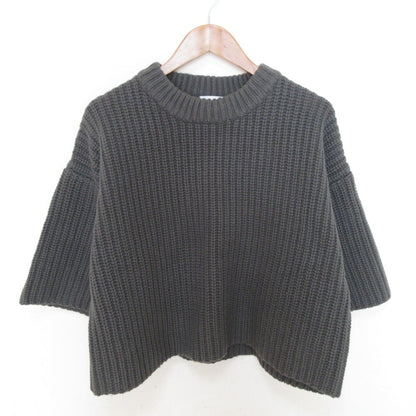 ハイク RIBBED CROP TOP ミドルゲージニットセーター