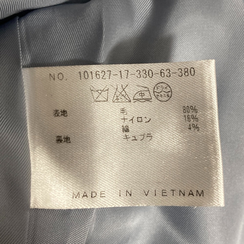 アナイ ウールノーカラーコート