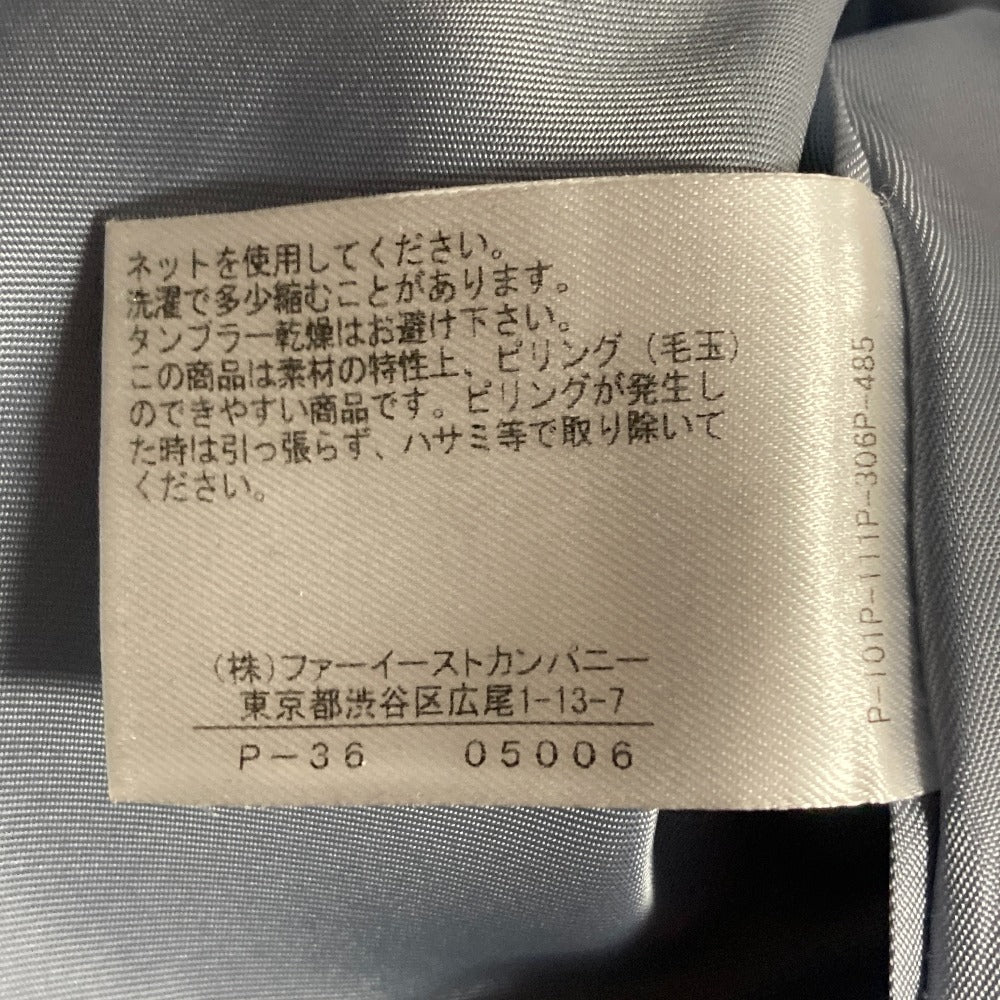 アナイ ウールノーカラーコート