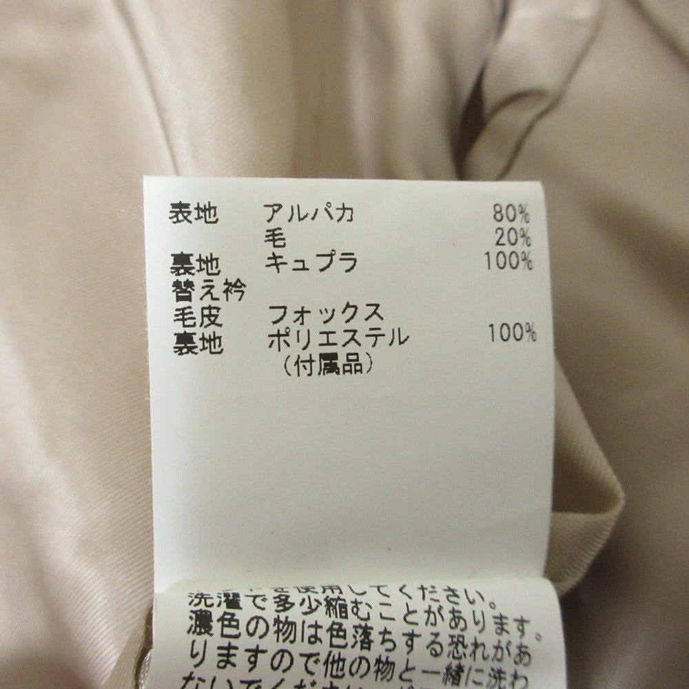 アナイ アルパカ ウールショートコート