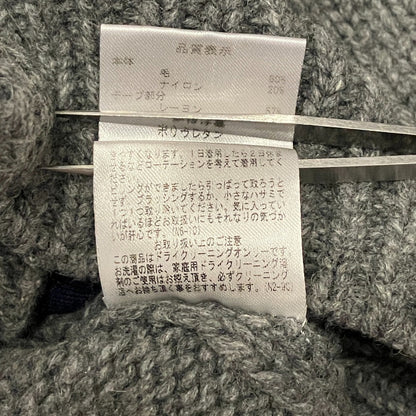 ルシェルブルー ウールニットセーター