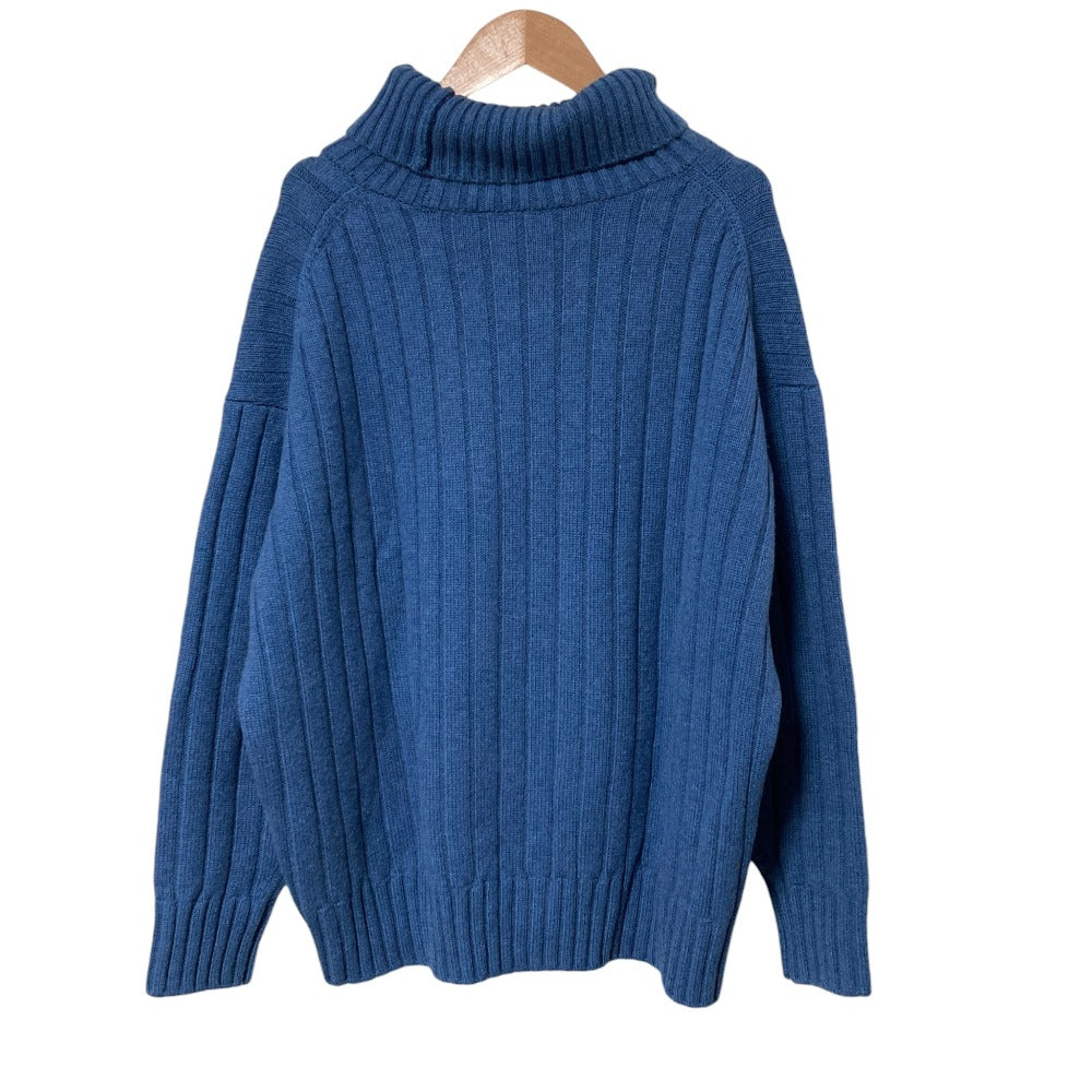 エブール Low Gauge Cashmere タートルネックセーター