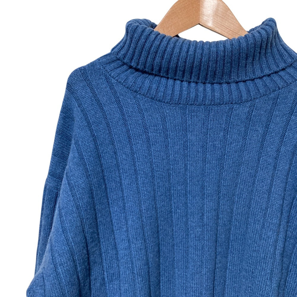 エブール Low Gauge Cashmere タートルネックセーター