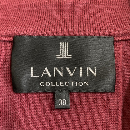 ランバンコレクション ウールダブルブレストロングコート