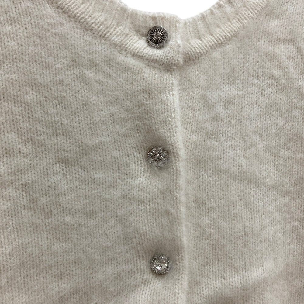 アナイ ウールカシミヤショートカーディガン