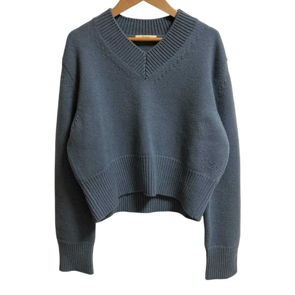 セリーヌ Vネック カシミヤニット