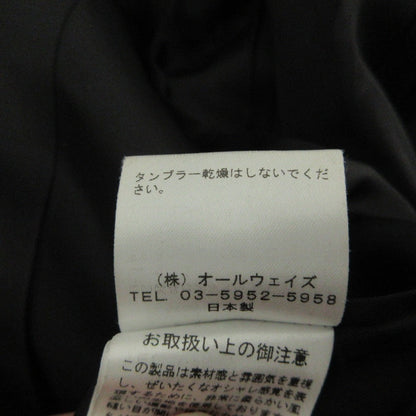 エムフィル フォックスファーカフス アルパカウールノーカラーコート