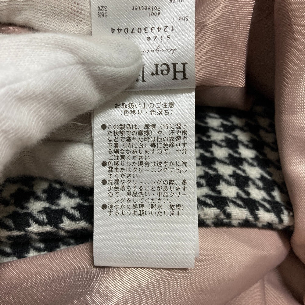 ハーリップトゥ Proustウールブレンドメルトンコート