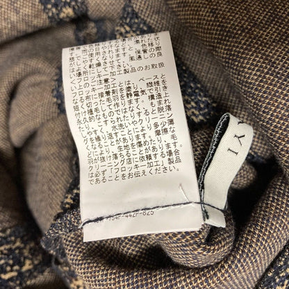 アナイ フロッキーチェックジャージーワンピース