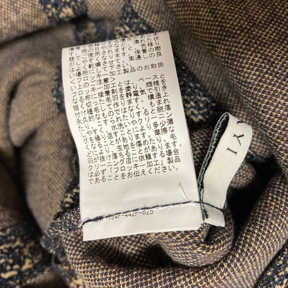アナイ フロッキーチェックジャージーワンピース